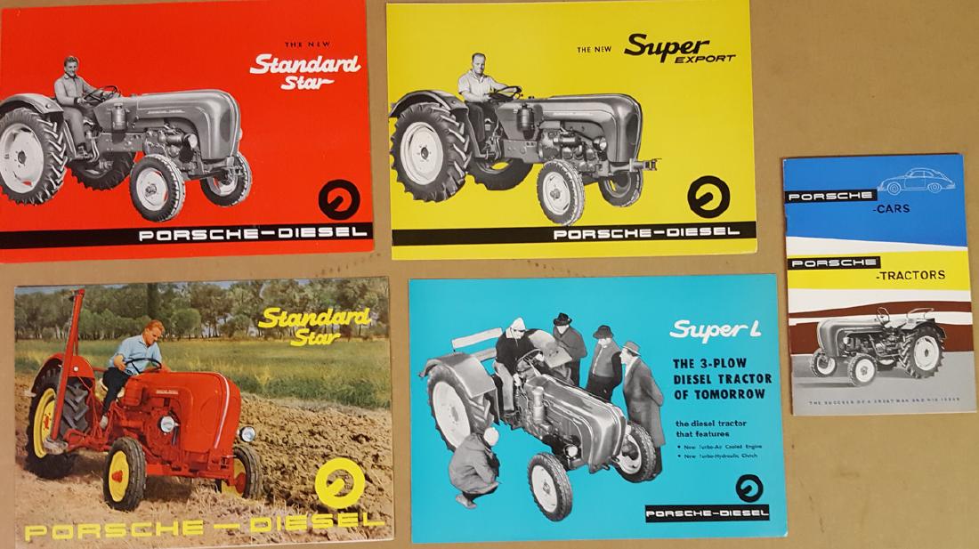 Five Porsche tractor items (1 of 2)