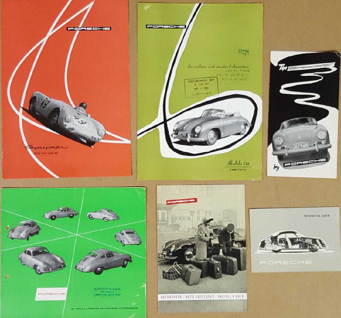 Six Porsche items - 356 and 550 Spyder (1 of 3)