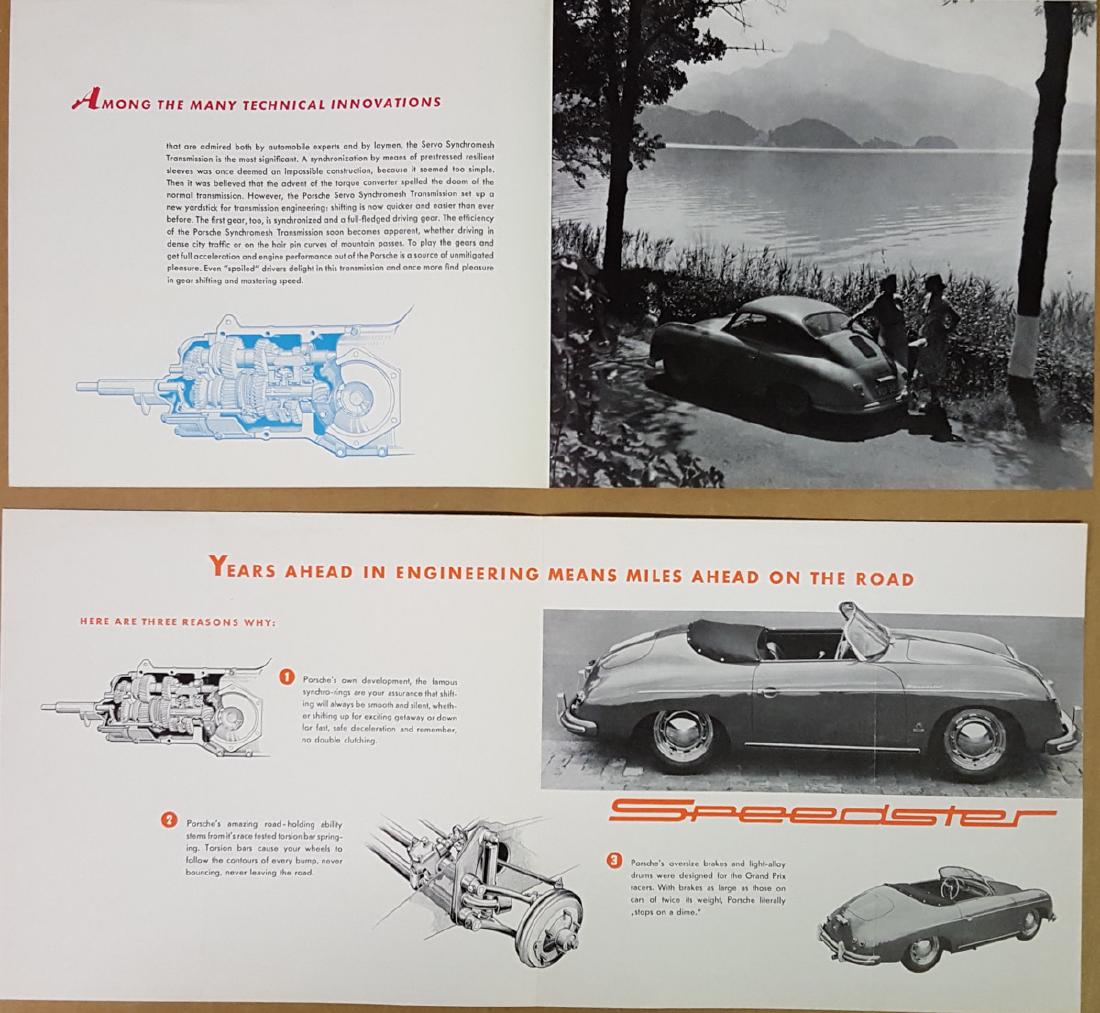 Five Porsche items, incl Speedster broc (1 of 4)