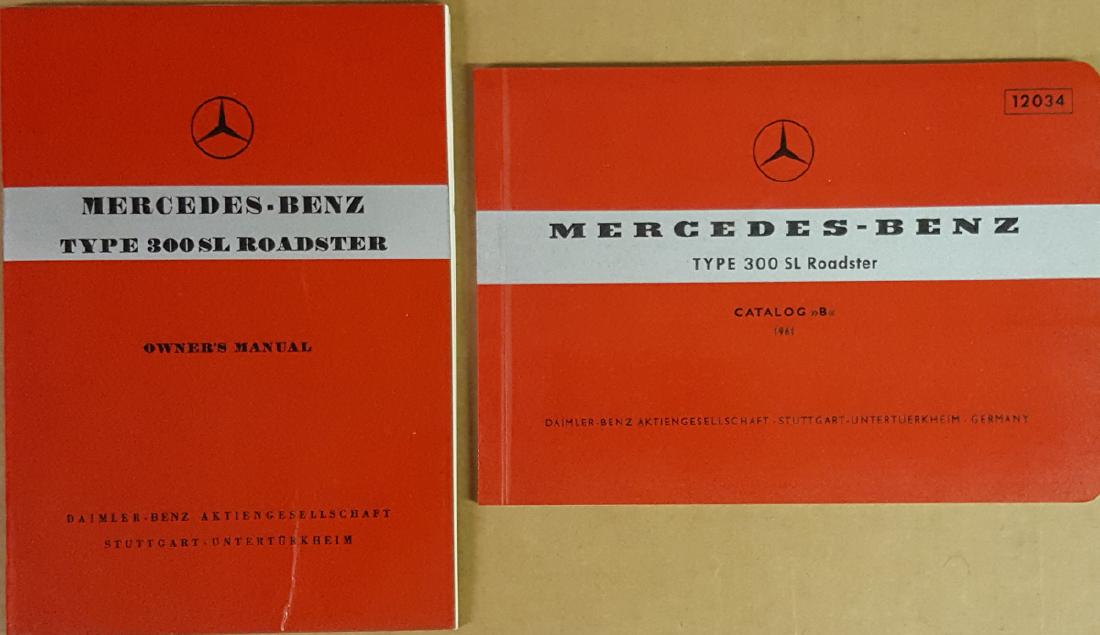 Merc Benz 300 SL items (1 of 2)