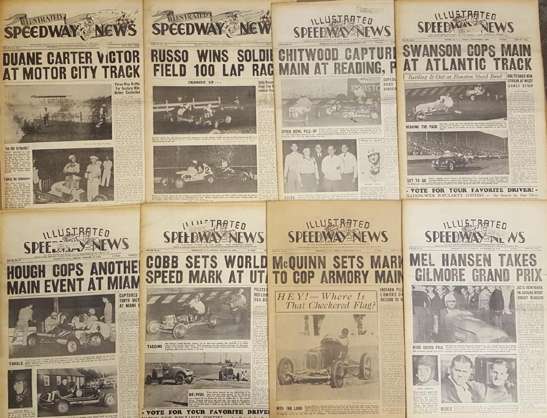 Lot of  racing newspapers - 1940’s-1970’s (1 of 3)