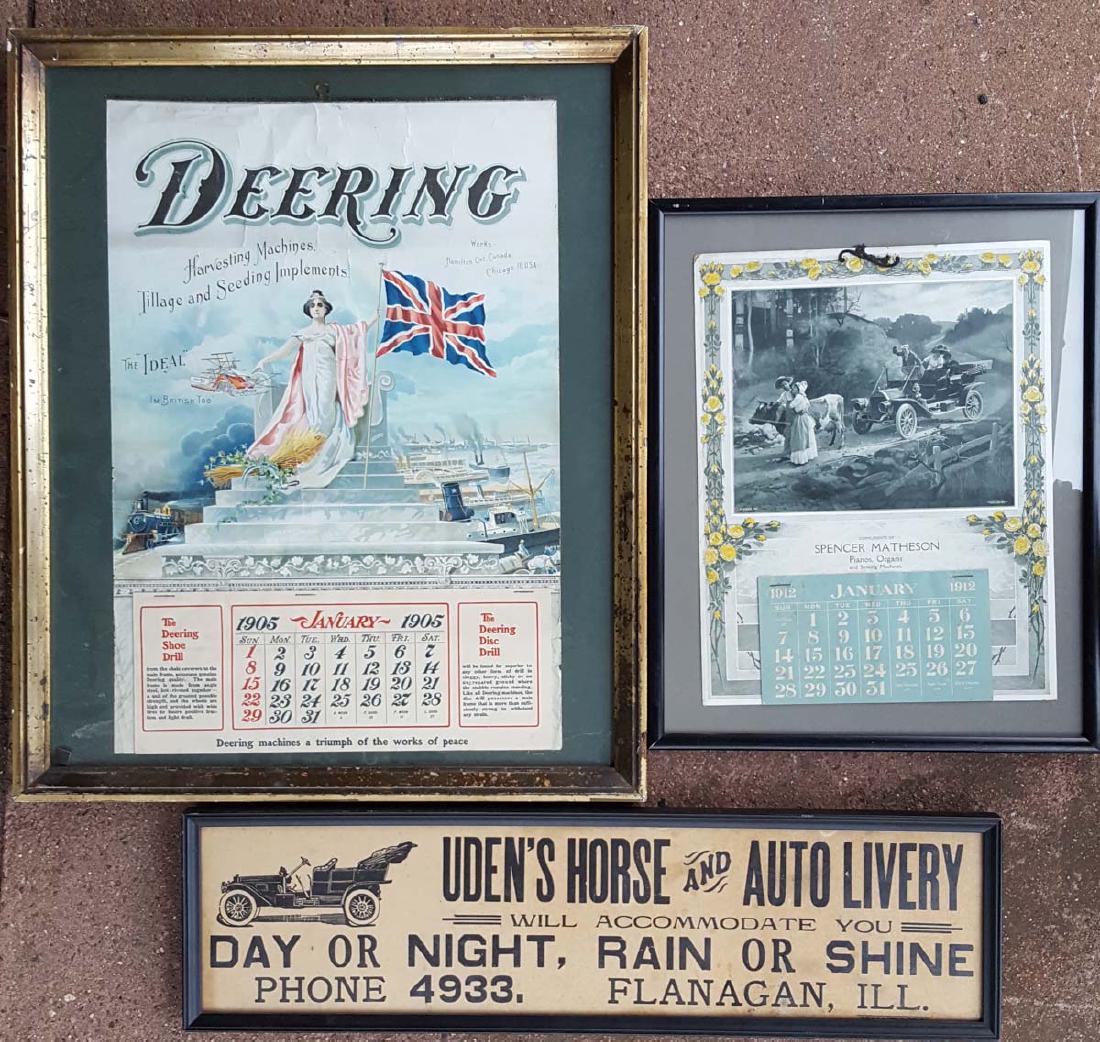 Three early framed items (1 of 1)