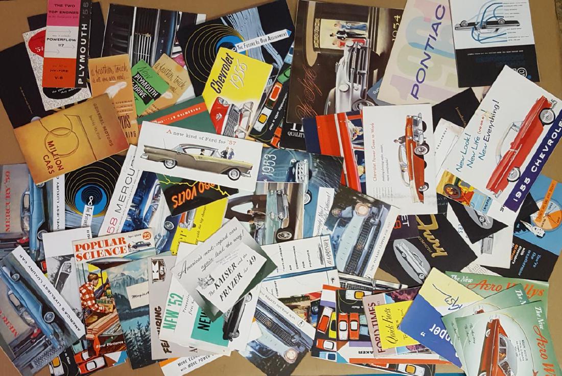 Lot of late 1940’s - 1950’s brochures (1 of 3)