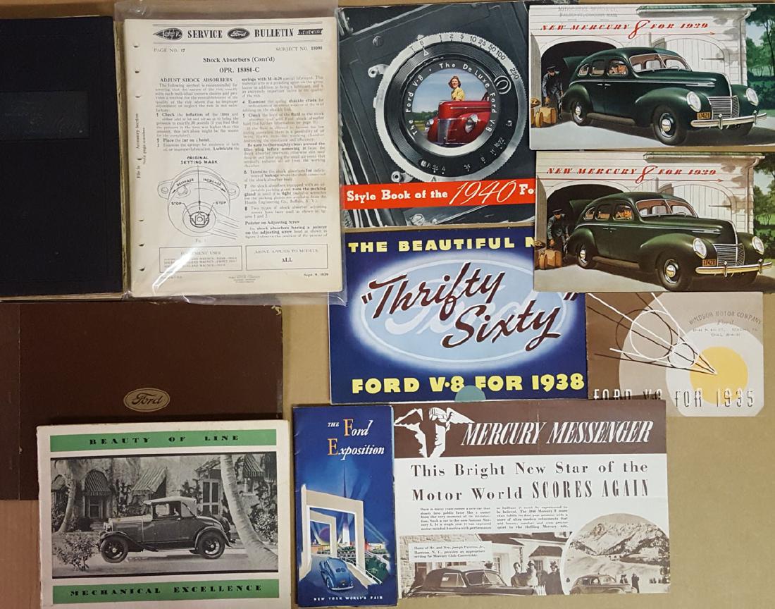 Ford Model A and early V 8 items (1 of 2)
