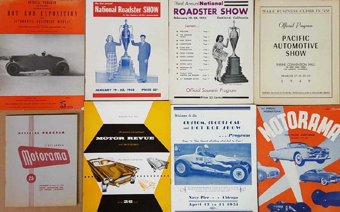 Eight late 1940’s-1950’s show catalogs (1 of 2)
