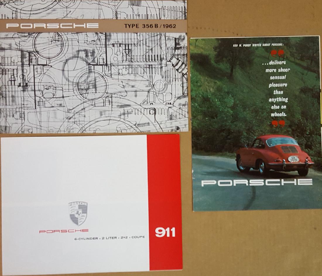 Three Porsche 356 and 911 brochures (1 of 3)