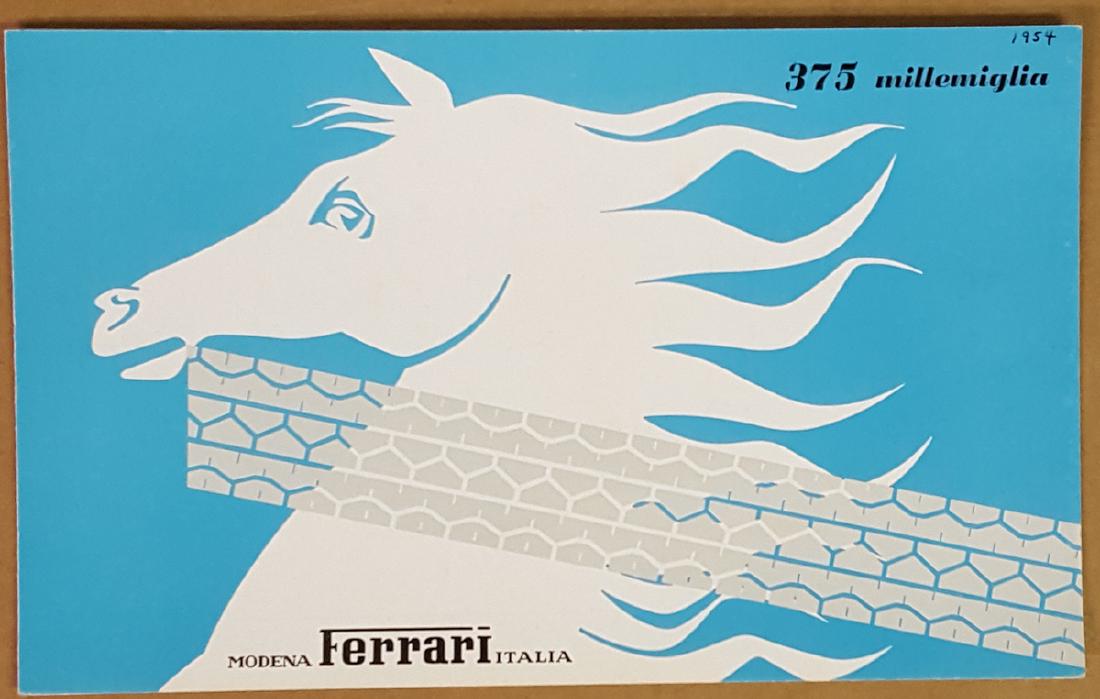 1954 Ferrari 375 Millemiglia brochure (1 of 2)