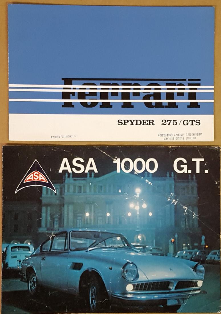 Ferrari 275 GTS and Asa 1000 GT broc (1 of 2)