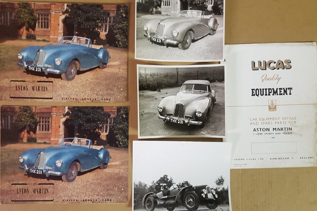 1949 - 1950 Aston Martin items (1 of 3)