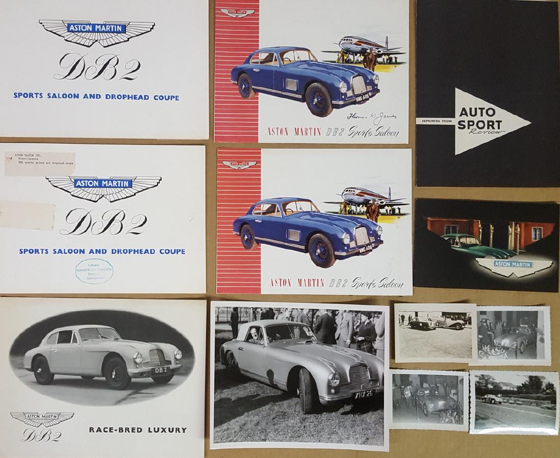 1950 - 1951 Aston Martin items (1 of 2)