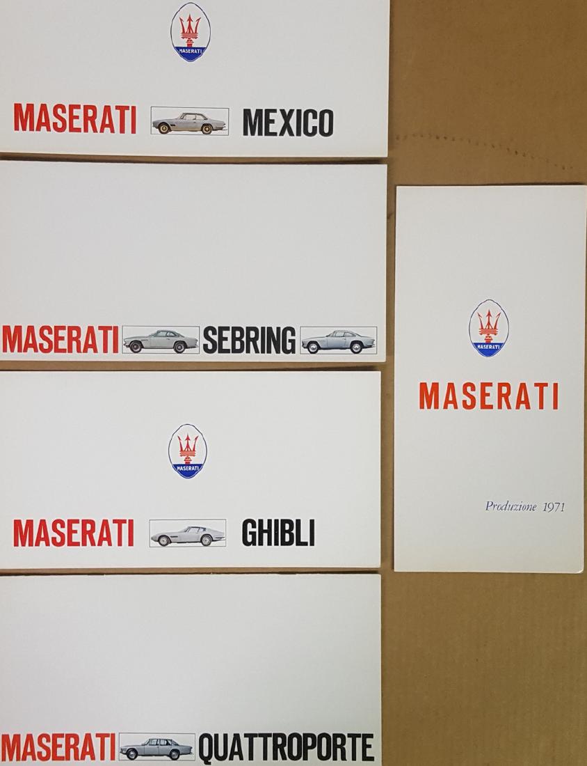 Five Maserati brochures (1 of 1)