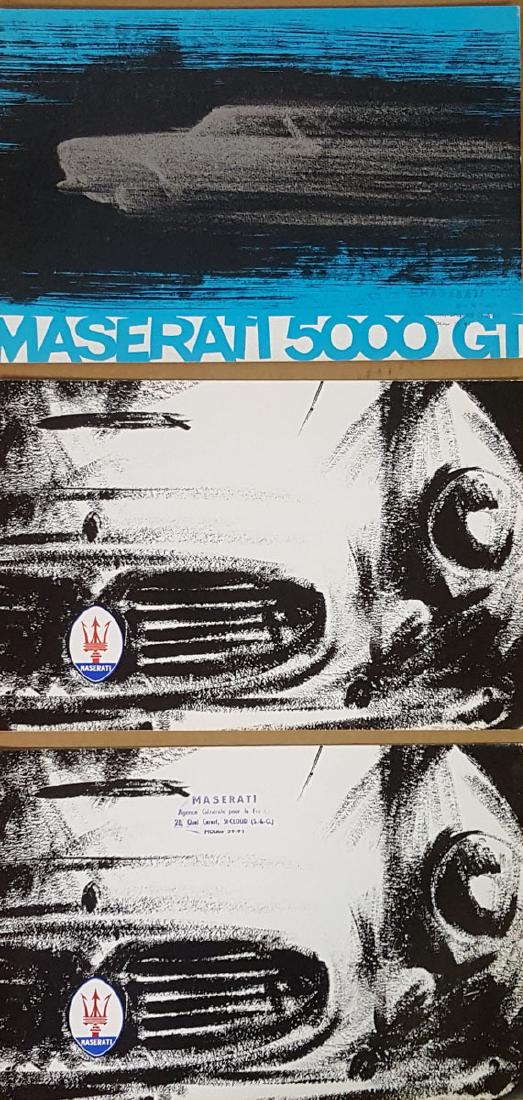 Three Maserati brochures (1 of 3)