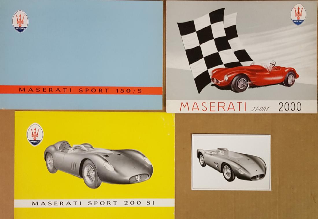Maserati competition car brochures (1 of 3)