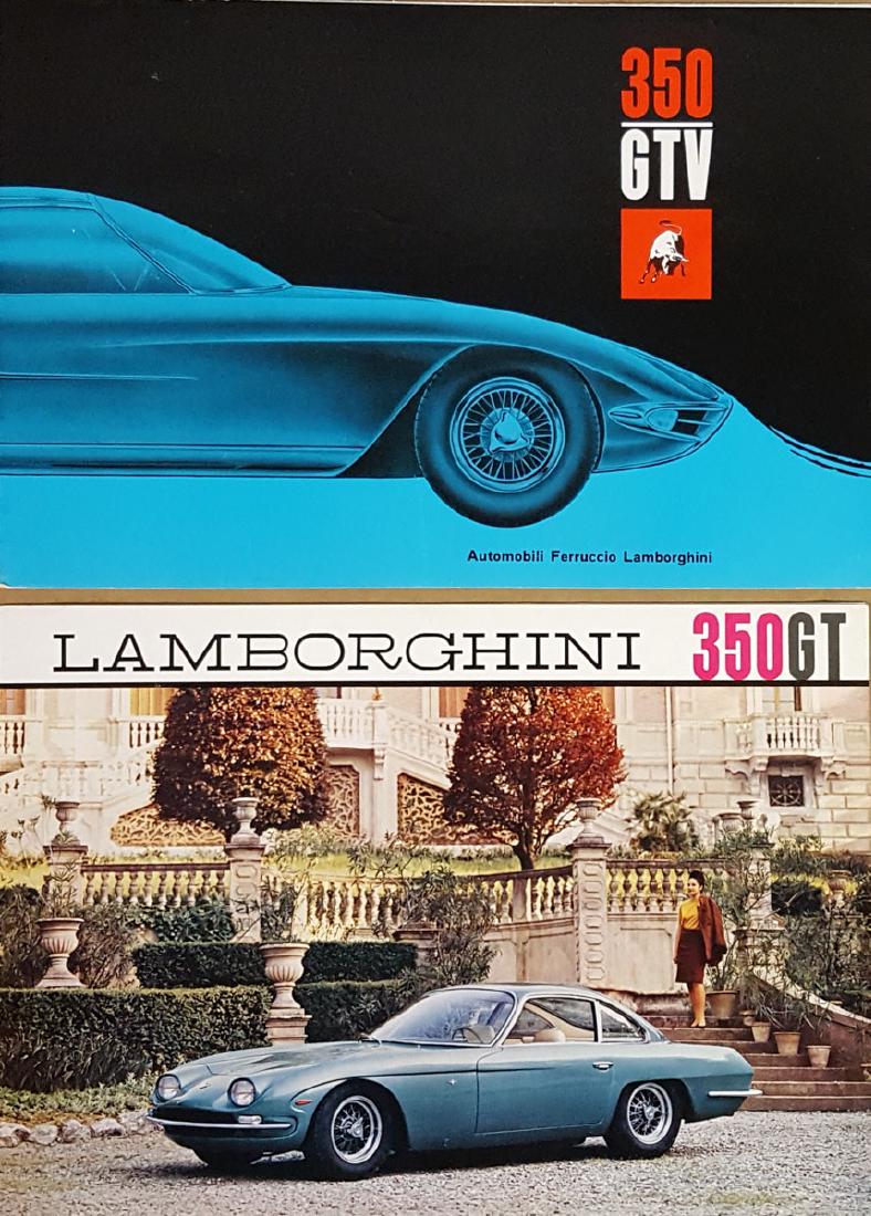 Two different Lamborghini 350 brochures (1 of 4)