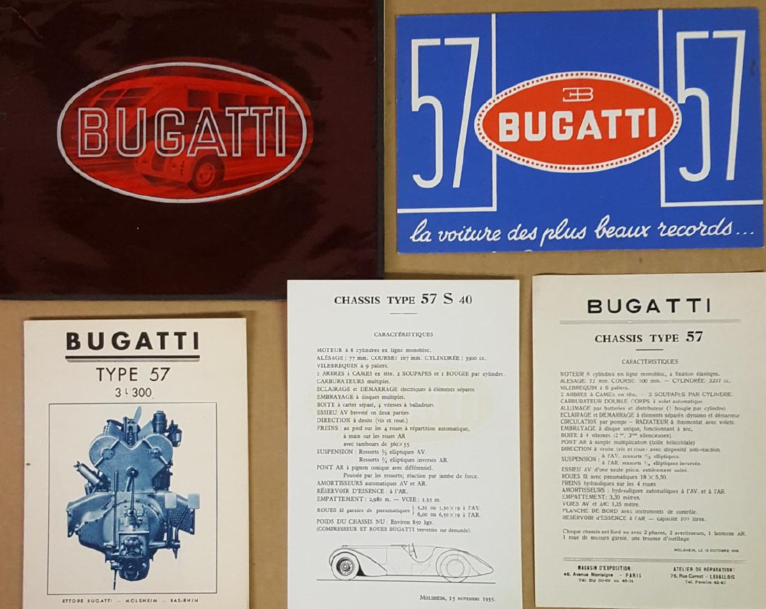 Bugatti Type 57 brochures (1 of 2)