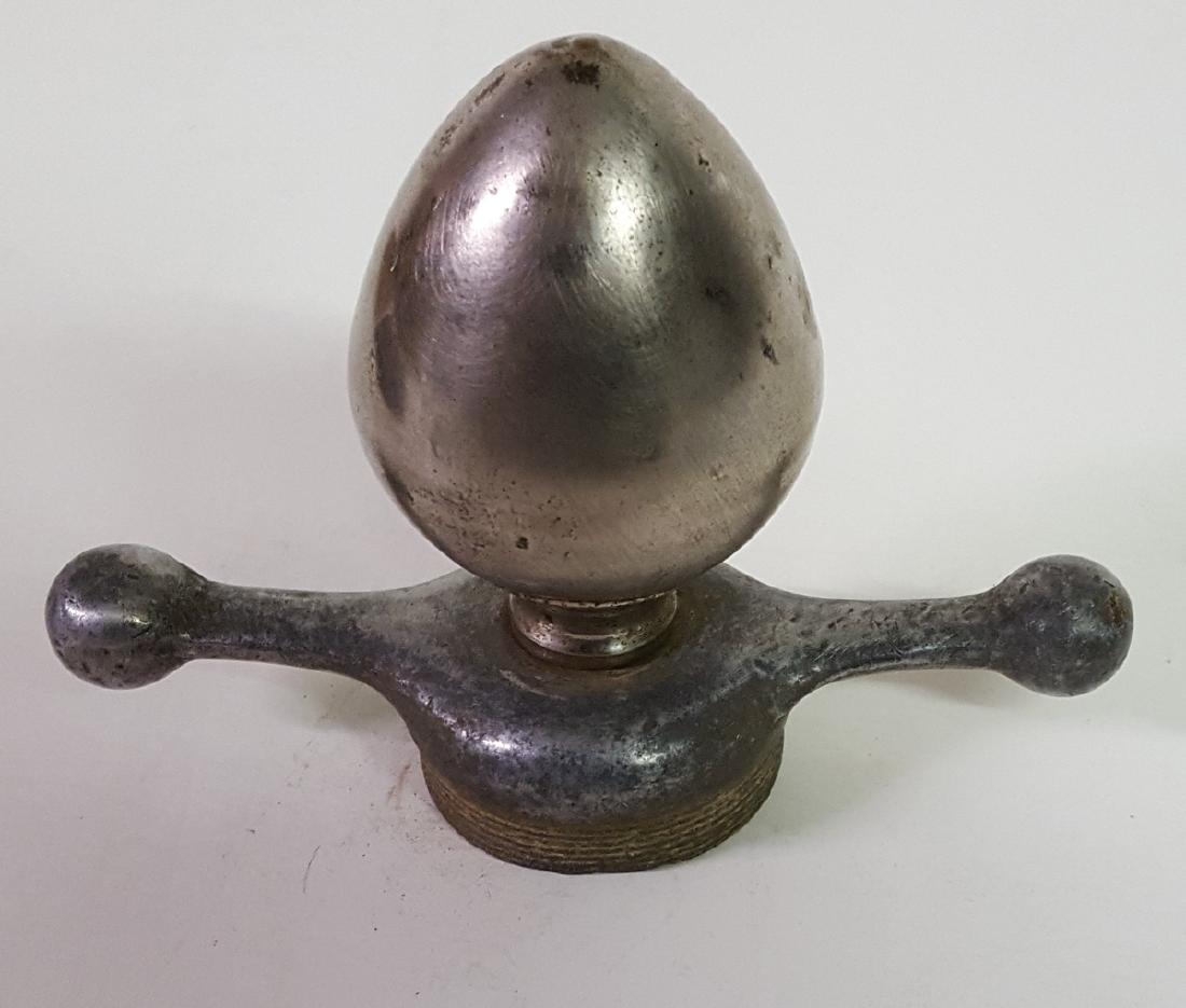 Goose egg metal mascot (1 of 2)