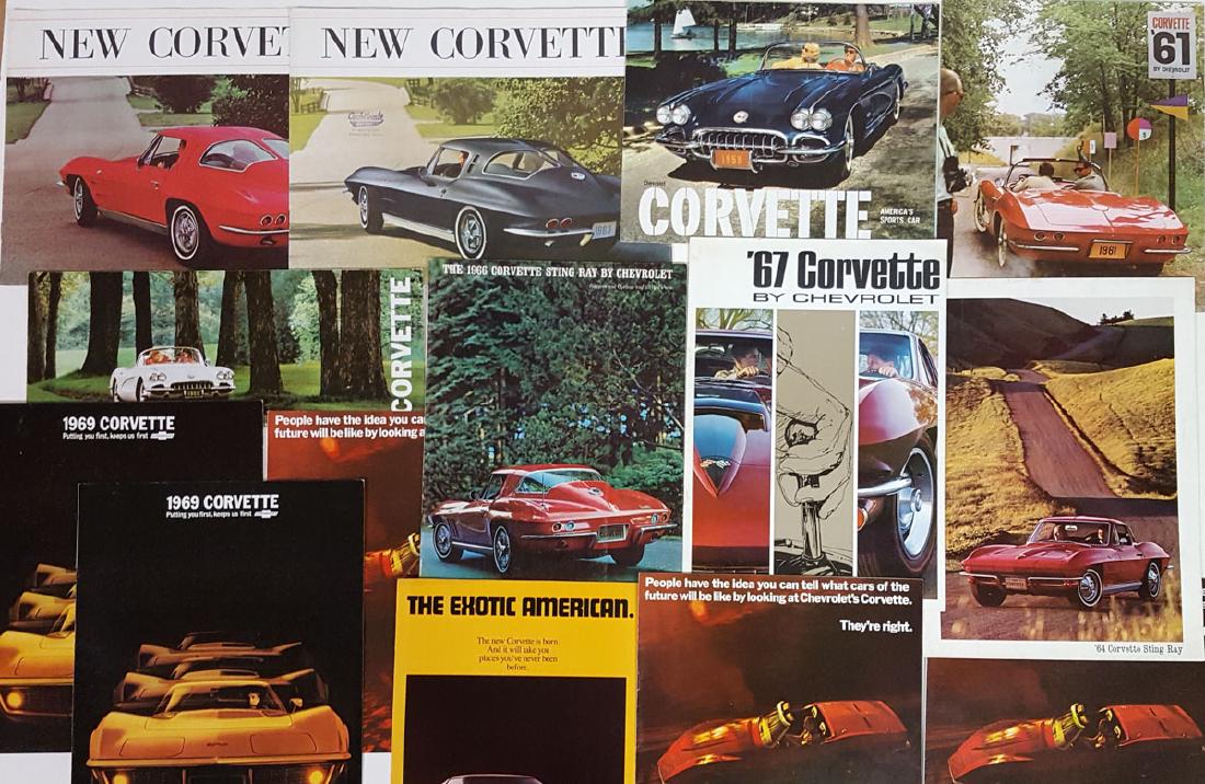 Corvette literature from late 50’s - 70’s (1 of 1)