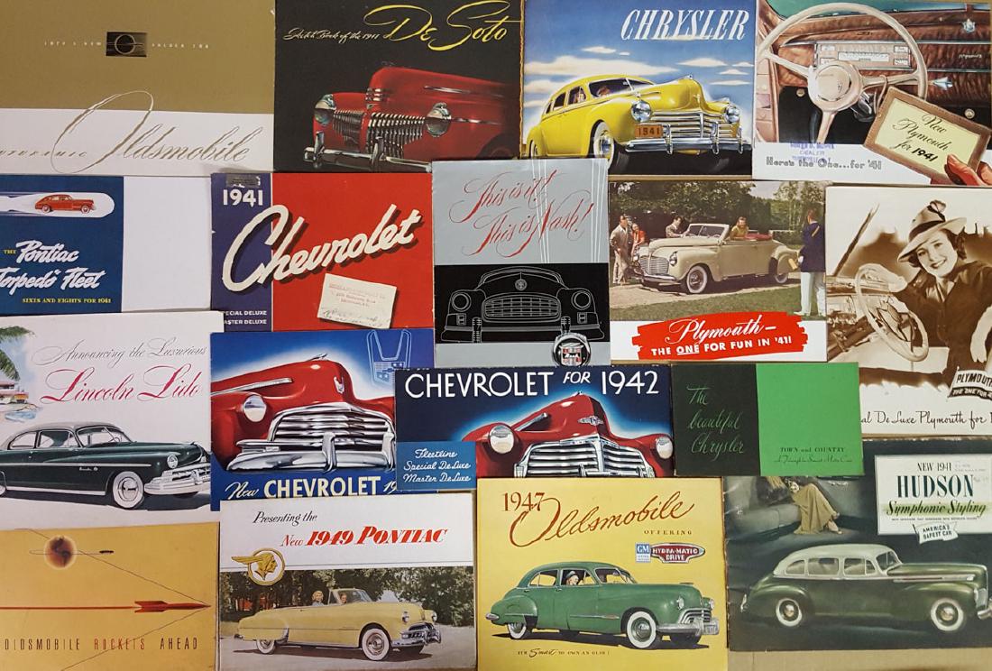 1941 - 1949 US car brochures (1 of 3)