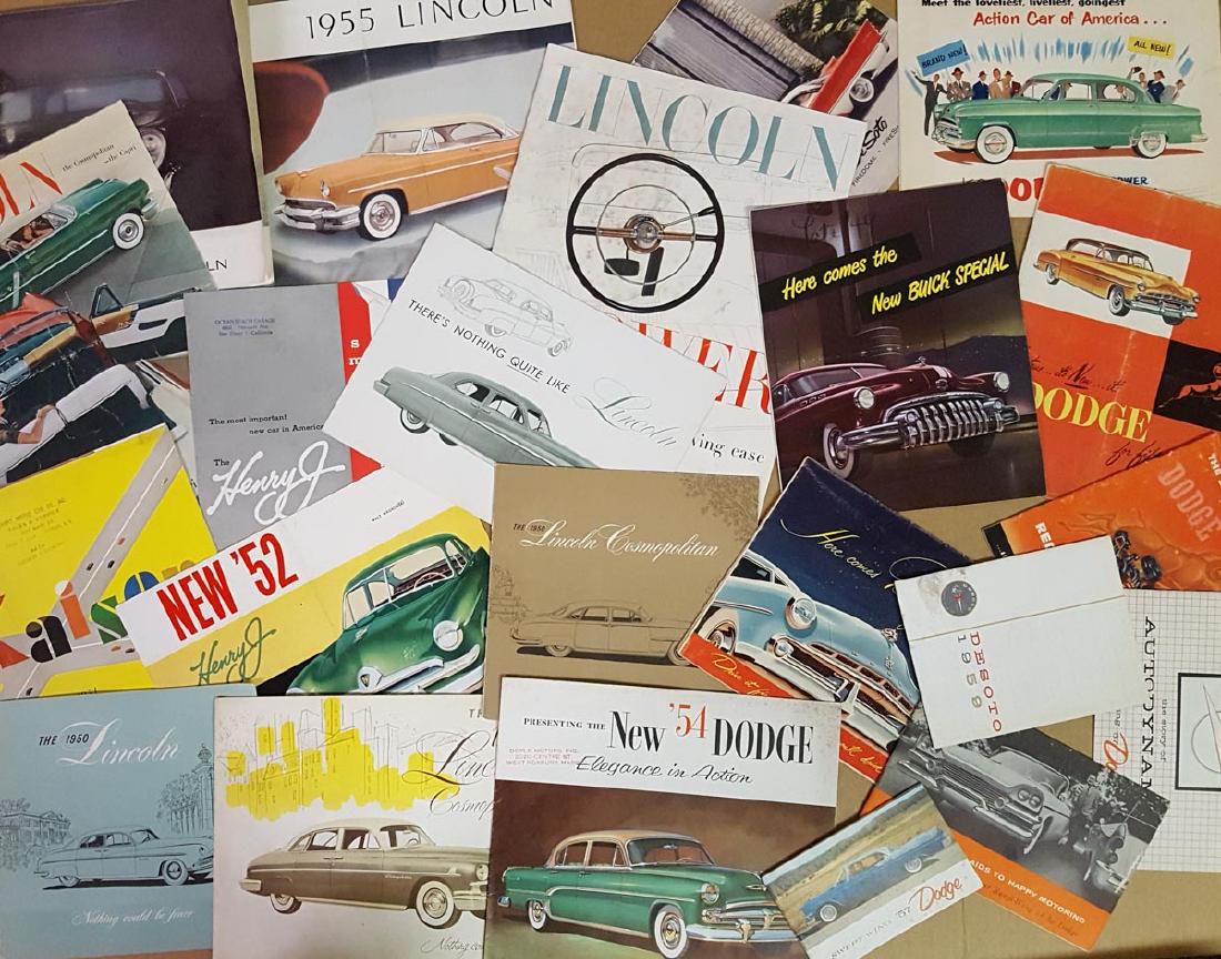 1950’s US car brochures (1 of 2)