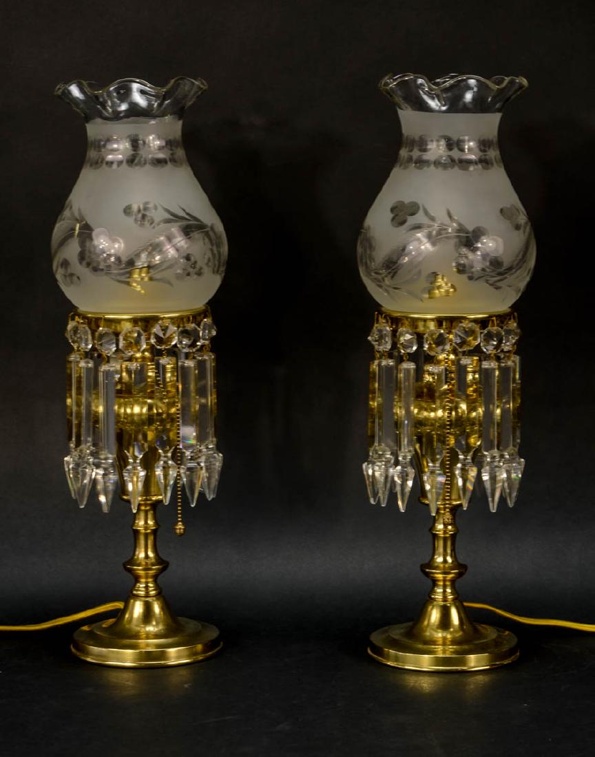Pair of Handel boudoir lamps (1 of 4)