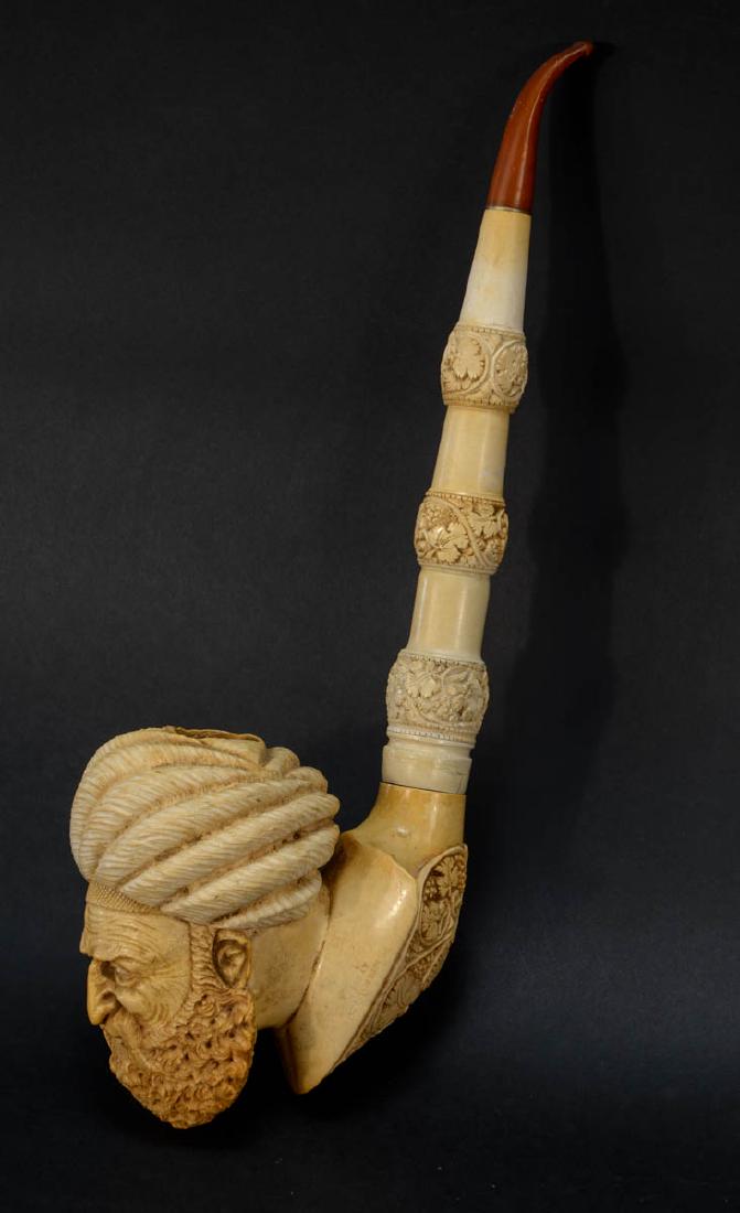 Large Meerschaum Carved Pipe (1 of 6)