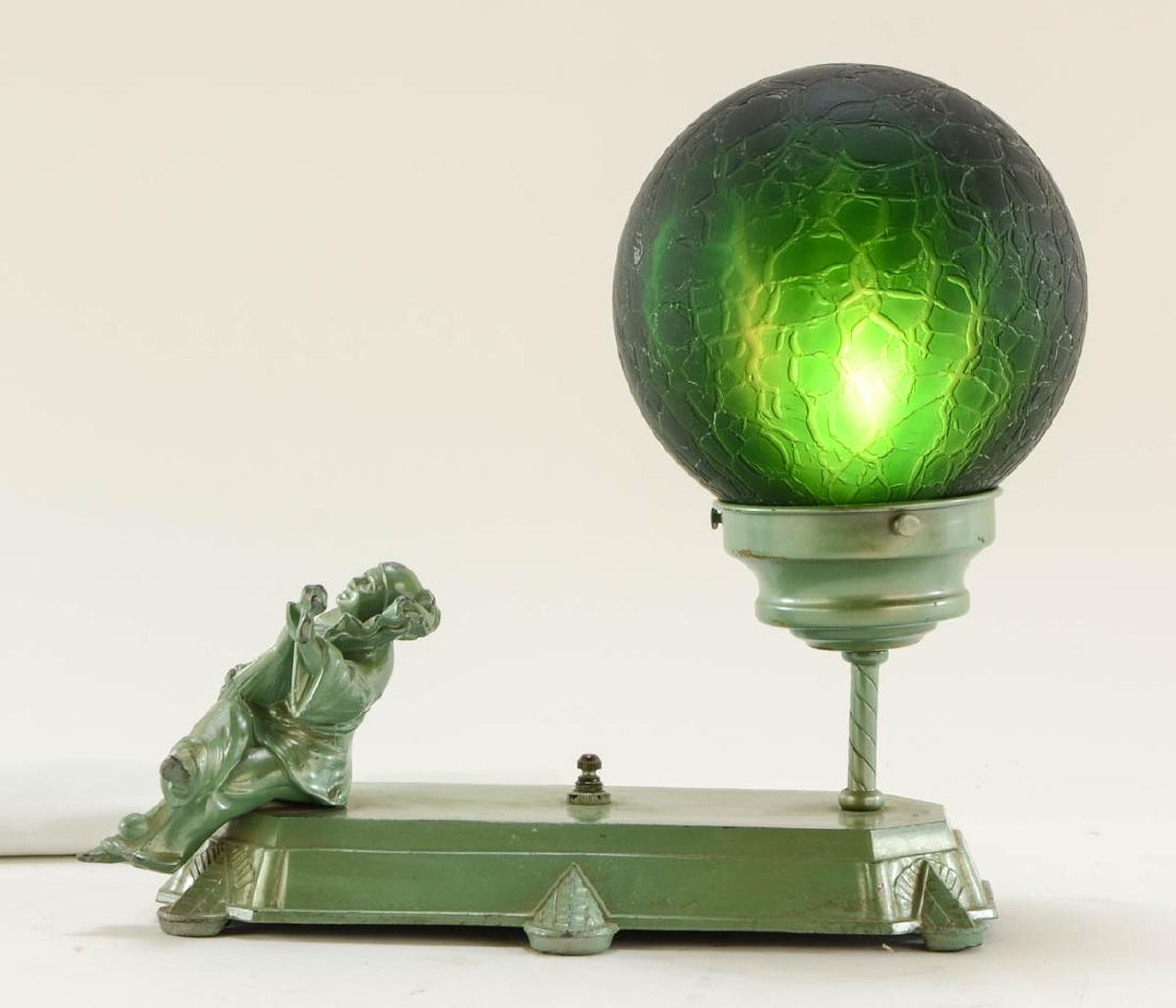 Art Deco Figural Harlequin Lamp (1 of 3)