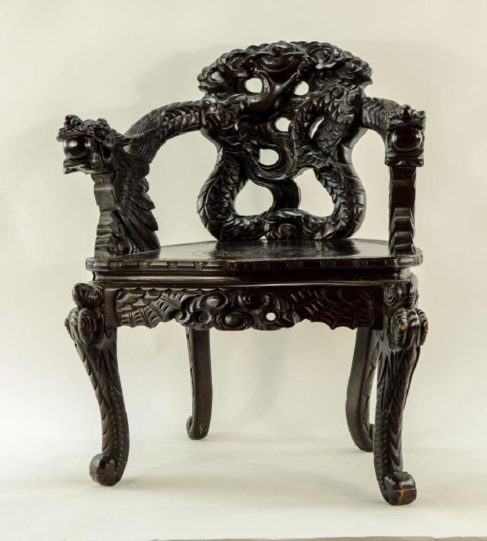 Japanese Export Dragon Chair (1 of 8)