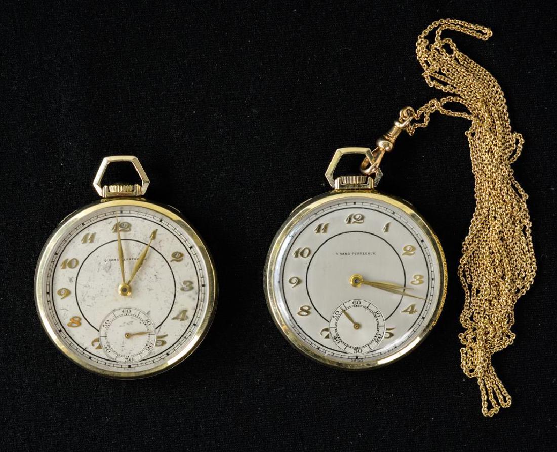 2 Girard Perregaux 14K Pocket Watches (1 of 6)
