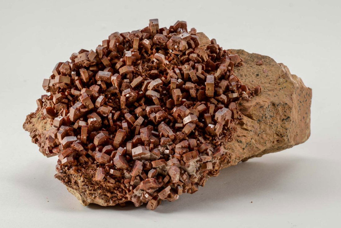 Vanadinite Crystals on Rock (1 of 9)