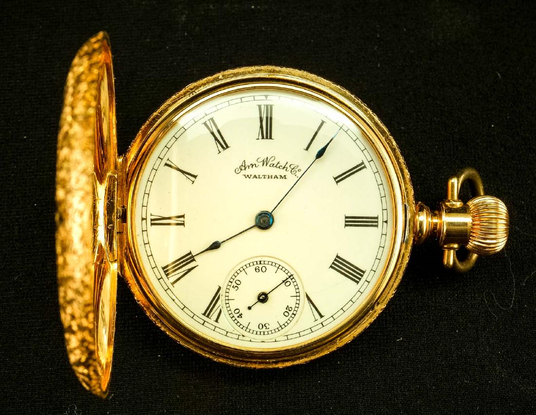 Waltham 14K Hunter Case Pocket Watch