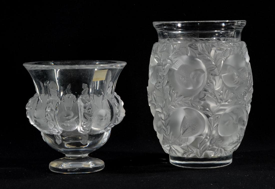 Two Lalique Crystal vases (1 of 5)