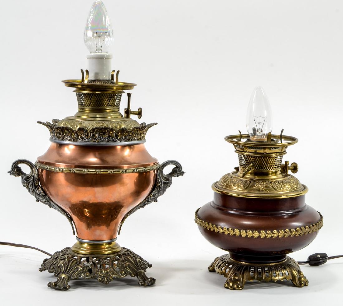 Two Antique Kerosene Lamps (1 of 6)