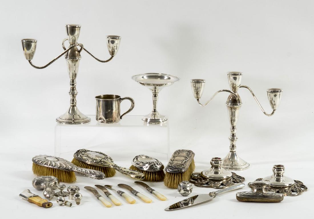 Estate Weighted Sterling Silver Group (1 of 7)