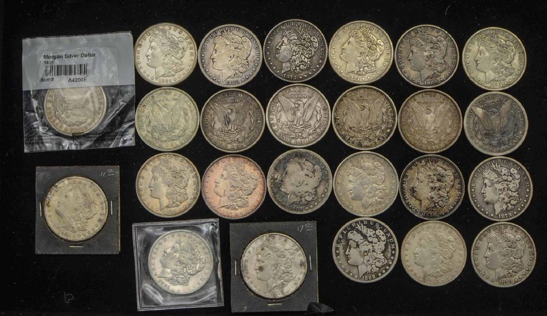 25 Estate Morgan Silver Dollars (1 of 4)