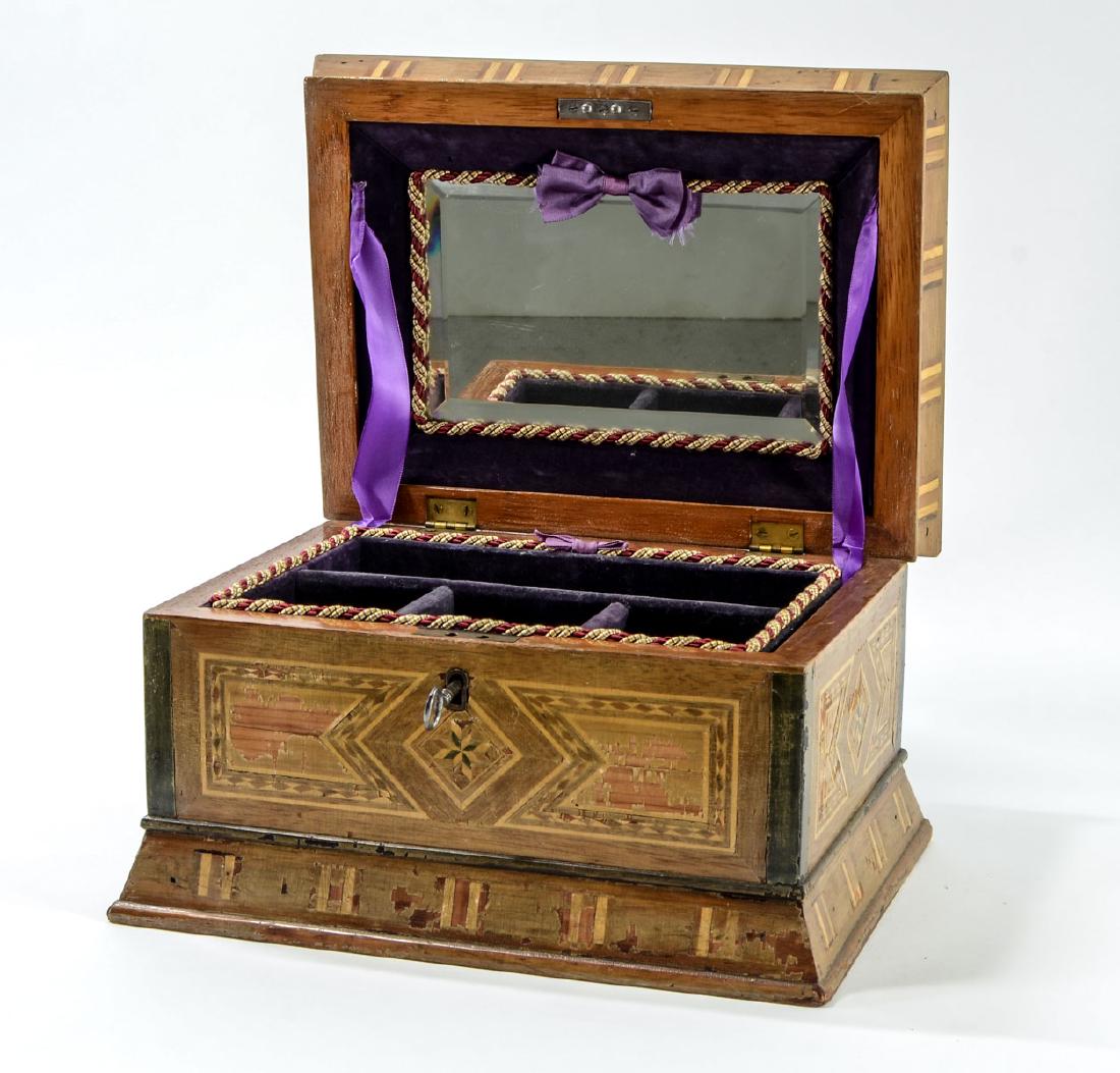 Antique Inlaid Jewel Box (1 of 5)
