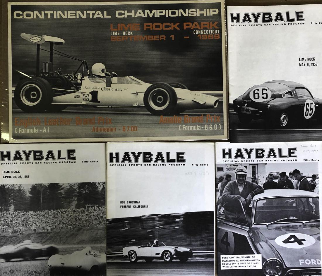 Original 1969 Lime Rock poster, 4 Hay Bales (1 of 1)