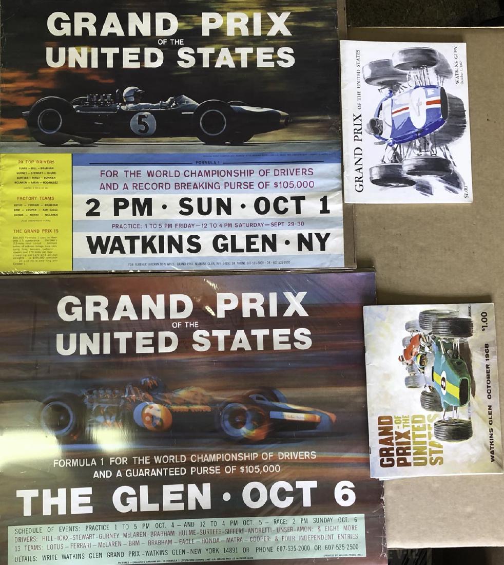 Original 1967 &1969 Watkins glen posters, programs (1 of 1)