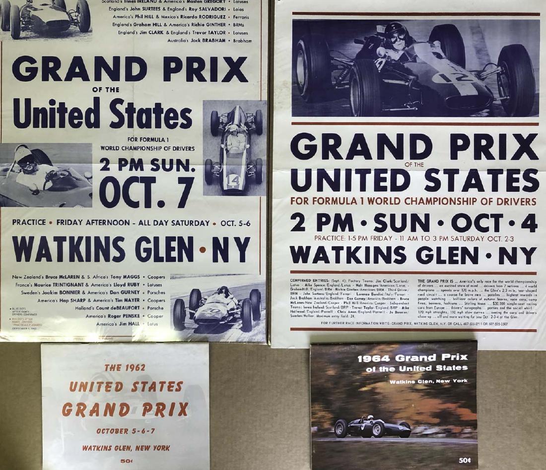 Original 1962 &1964 Watkins Glen posters programs (1 of 1)