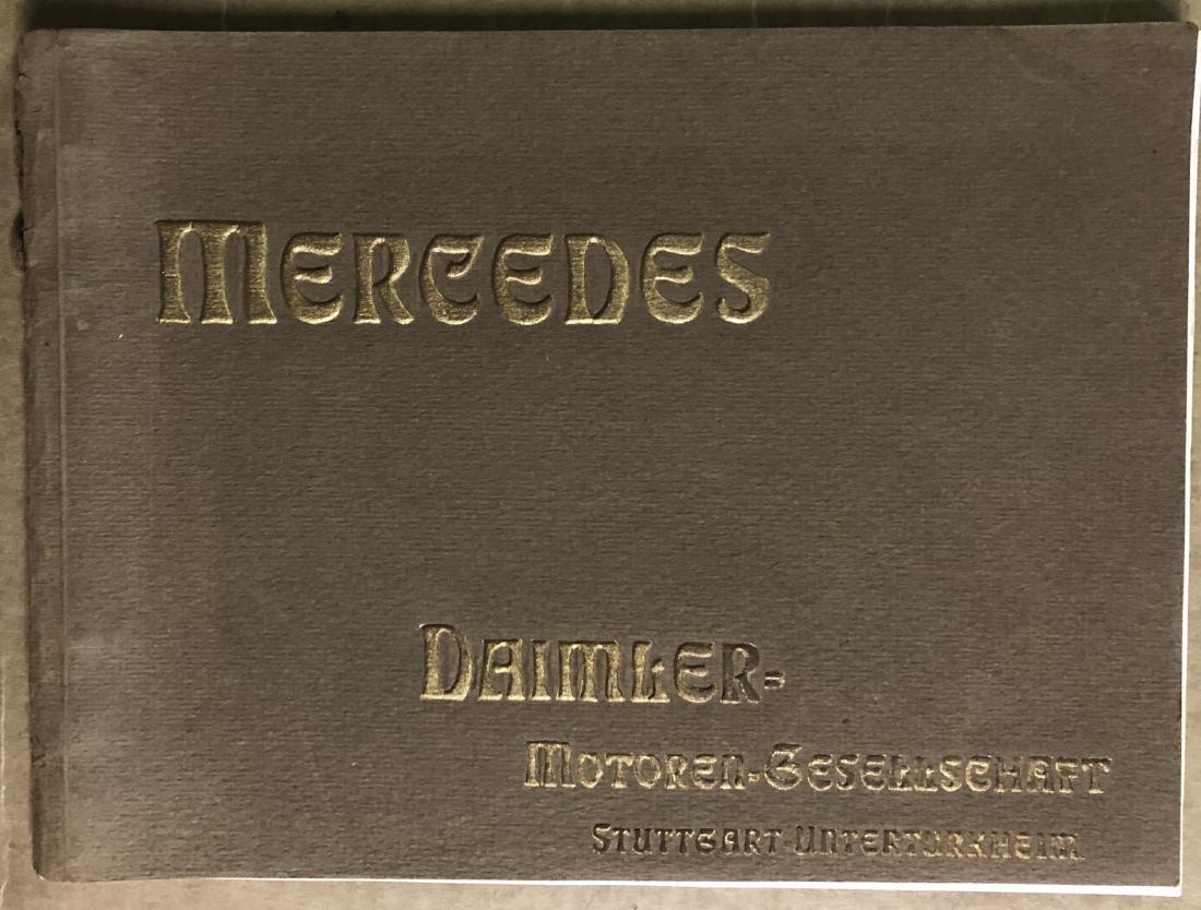 Ca 1908-09 Mercedes Daimler  full line catalog (1 of 4)