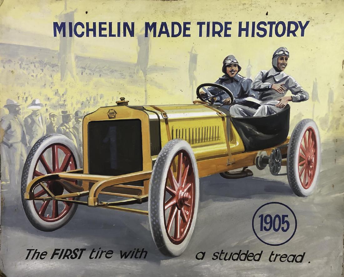 Artist drawn Michelin tire advertisement (1 of 1)