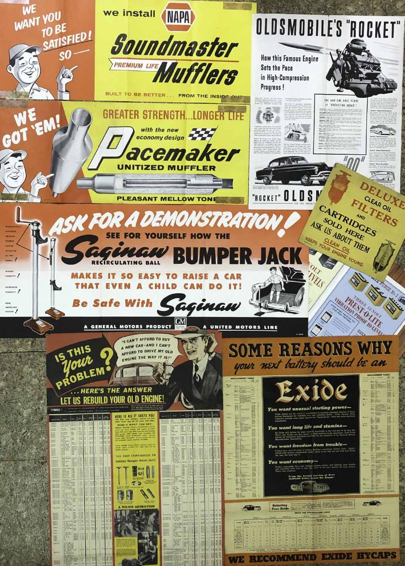 1930’s-50’s poster collection - large AMOCO, other (1 of 3)