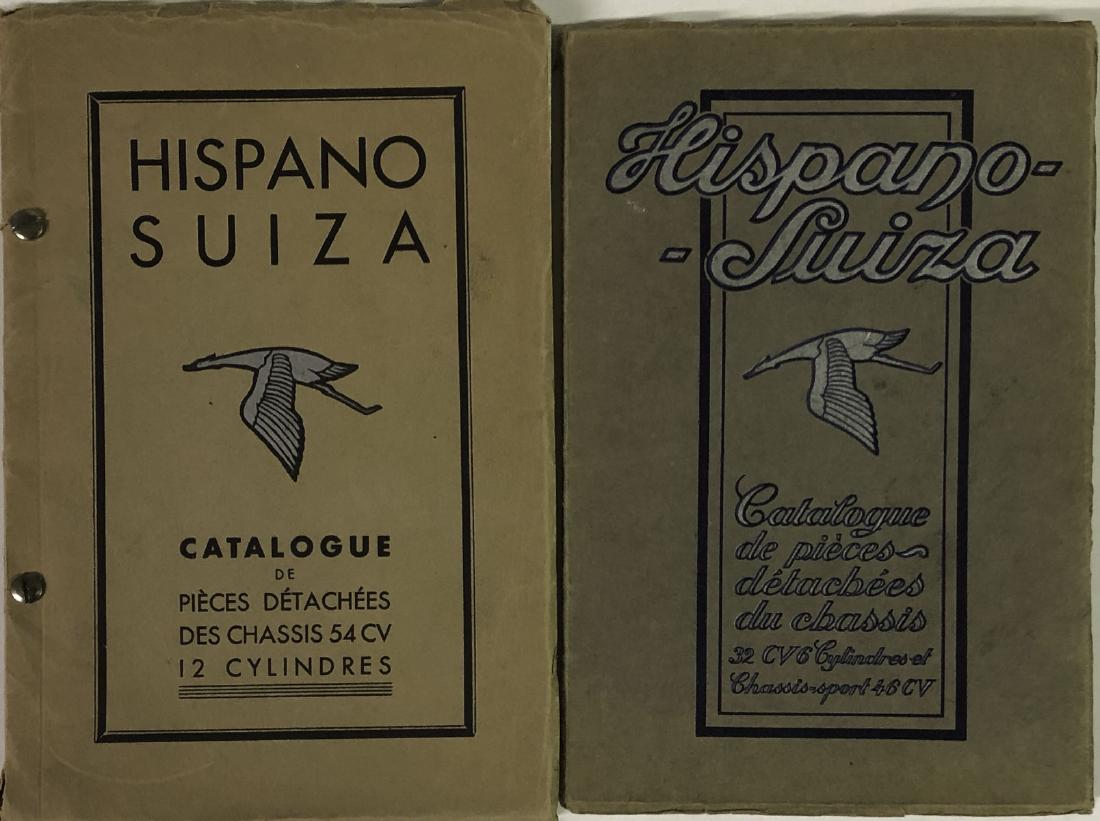 Two 1930’s Hispano Suiza parts catalogs (1 of 3)