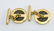 18k Gold Ancient Coin Cufflinks - 2