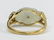 Ladies 14K Chinese Jade Ring - 6