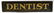 Antique Double Sided DENTIST Sign