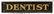 Antique Double Sided DENTIST Sign - 2