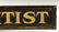 Antique Double Sided DENTIST Sign - 5