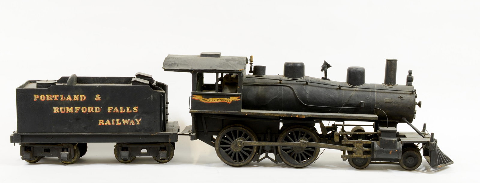 Folk Art Locomotive Model: the Rangeley Express (1 of 6)