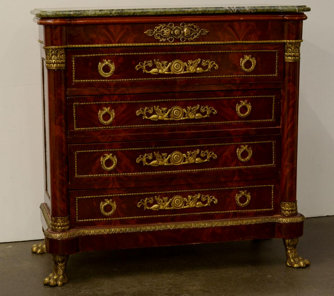 French Empire Style Chest of Drawers (1 of 5)