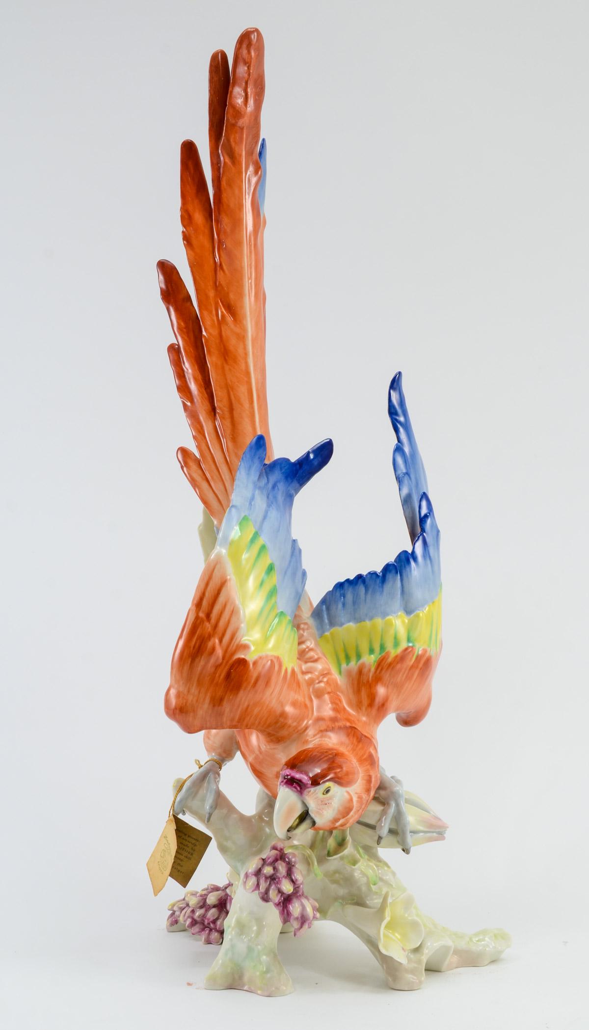 Lorenz Hutschenreuther Porcelain Macaw (1 of 7)